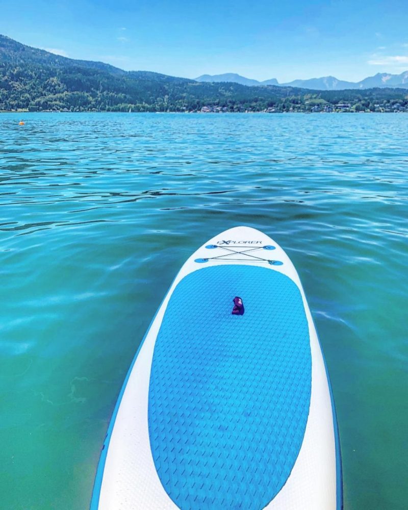 Stand up paddle boarding Woerthersee