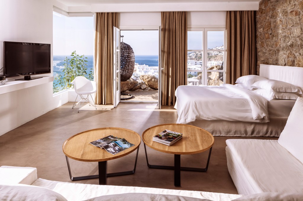 Rooms and Suites at Myconian Ambassador Relais & Châteaux Hotel, Mykonos